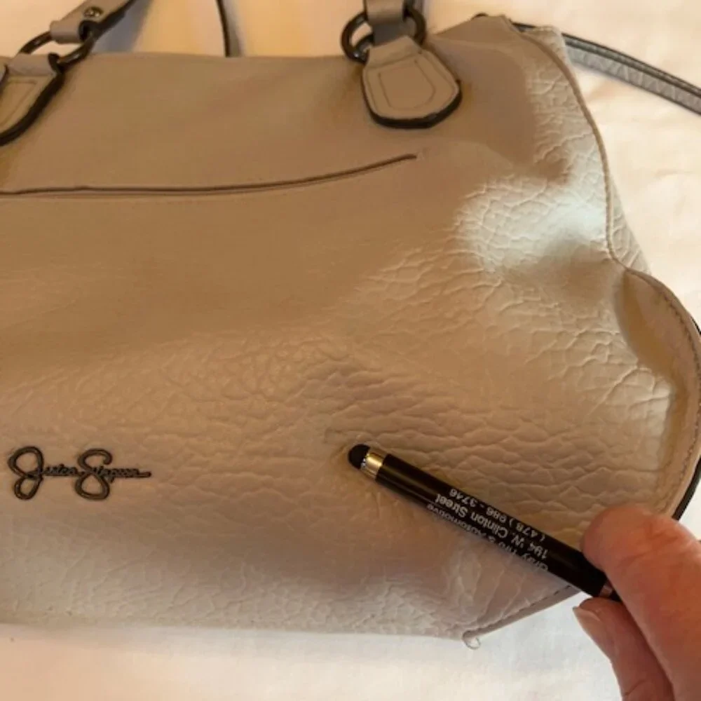 JESSICA SIMPSON | Charlie Satchel in Quartz color-EUC